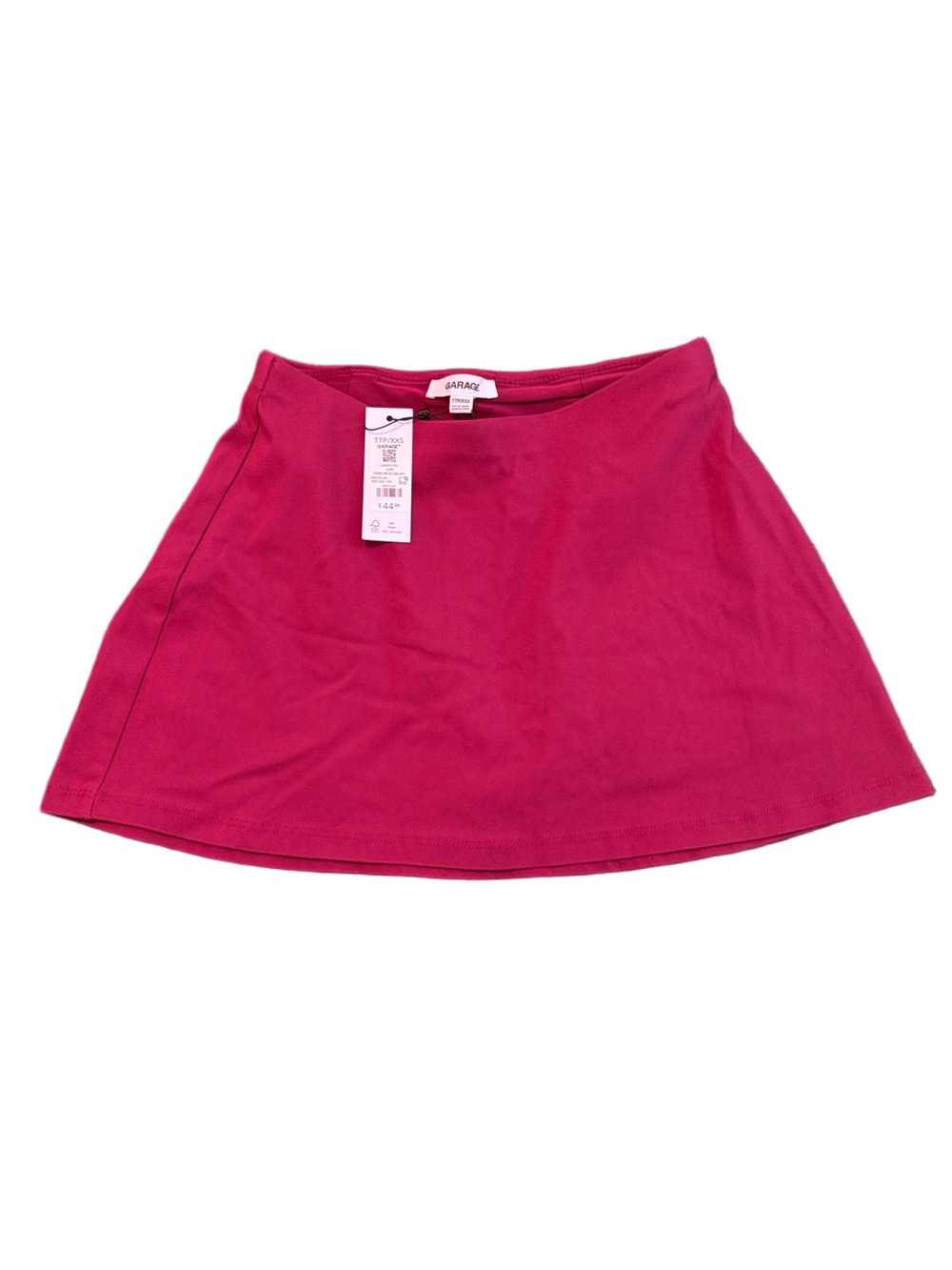 Garage Brand Paris Micro Skort Red Plum NWT Size XXS